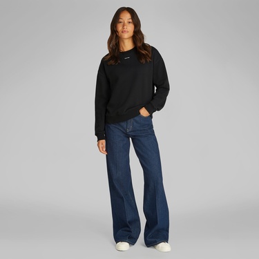  Calvin Klein Kadın Siyah Sweatshirt