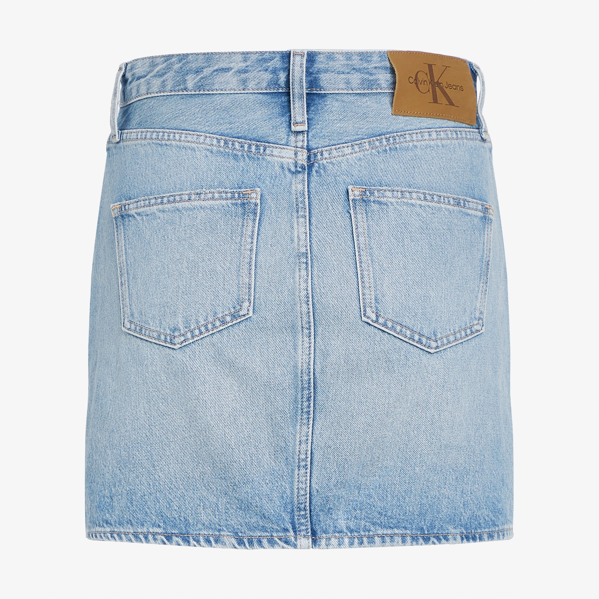 Calvin Klein Regular Mini Kadın Mavi Etek