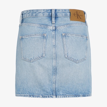  Calvin Klein Regular Mini Kadın Mavi Etek