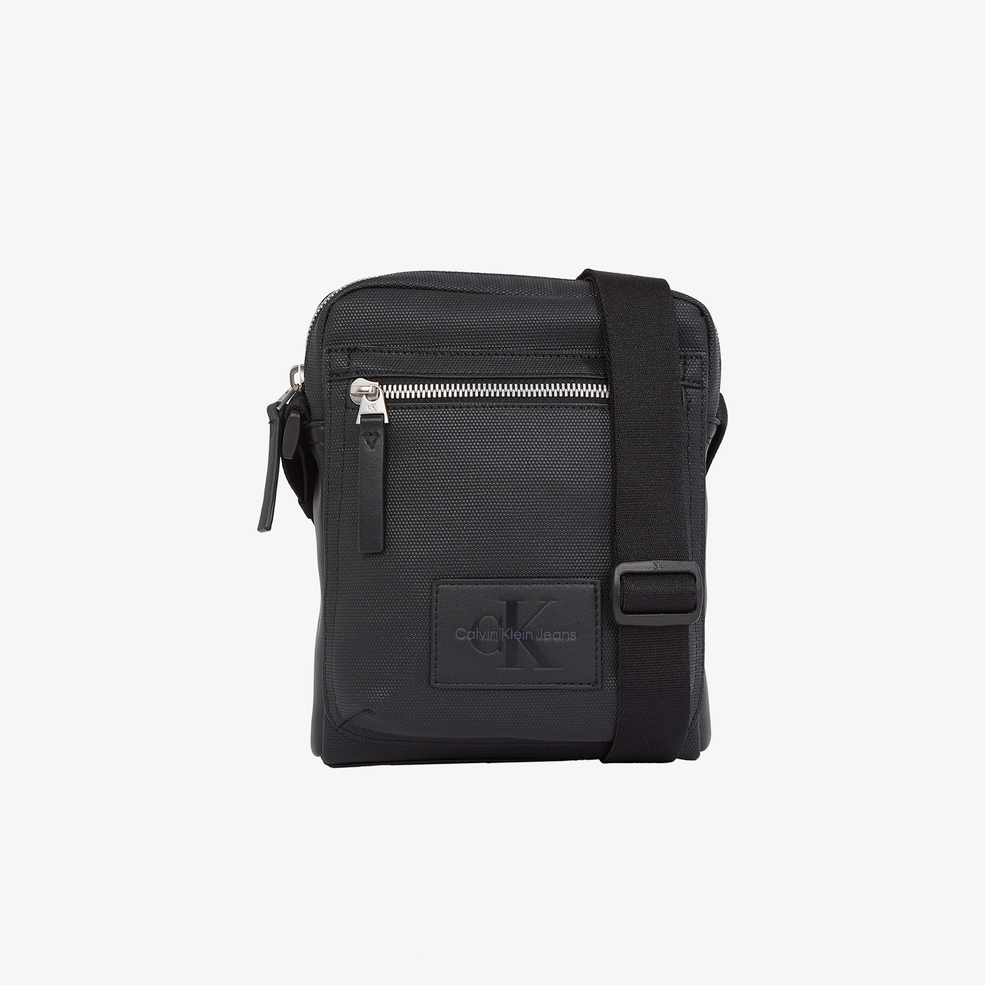 Calvin Klein Coated Sq Camera 18 Erkek Siyah El Çantası