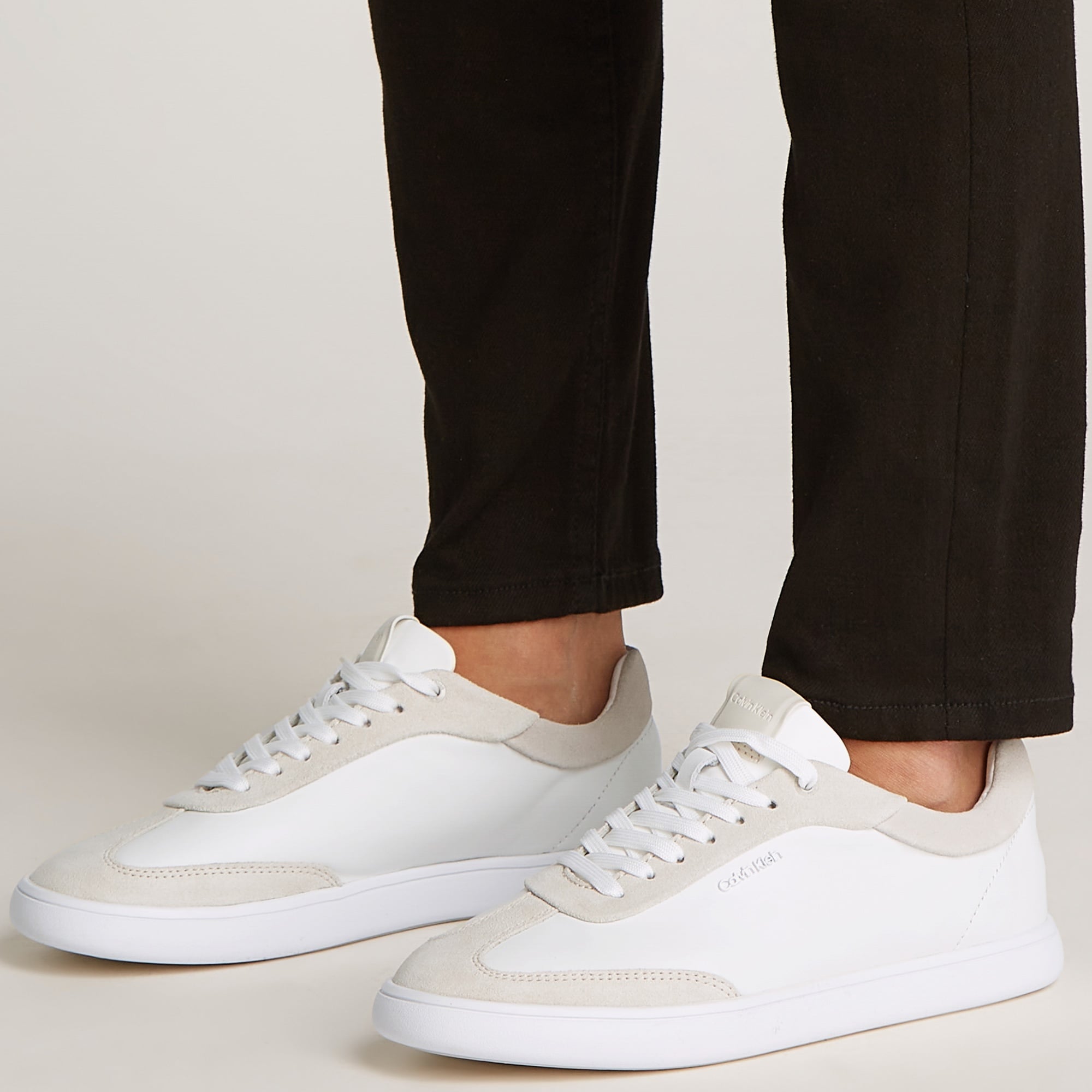 Calvin Klein Cupsole Lace Up - Sue Mix Kadın Beyaz Sneaker