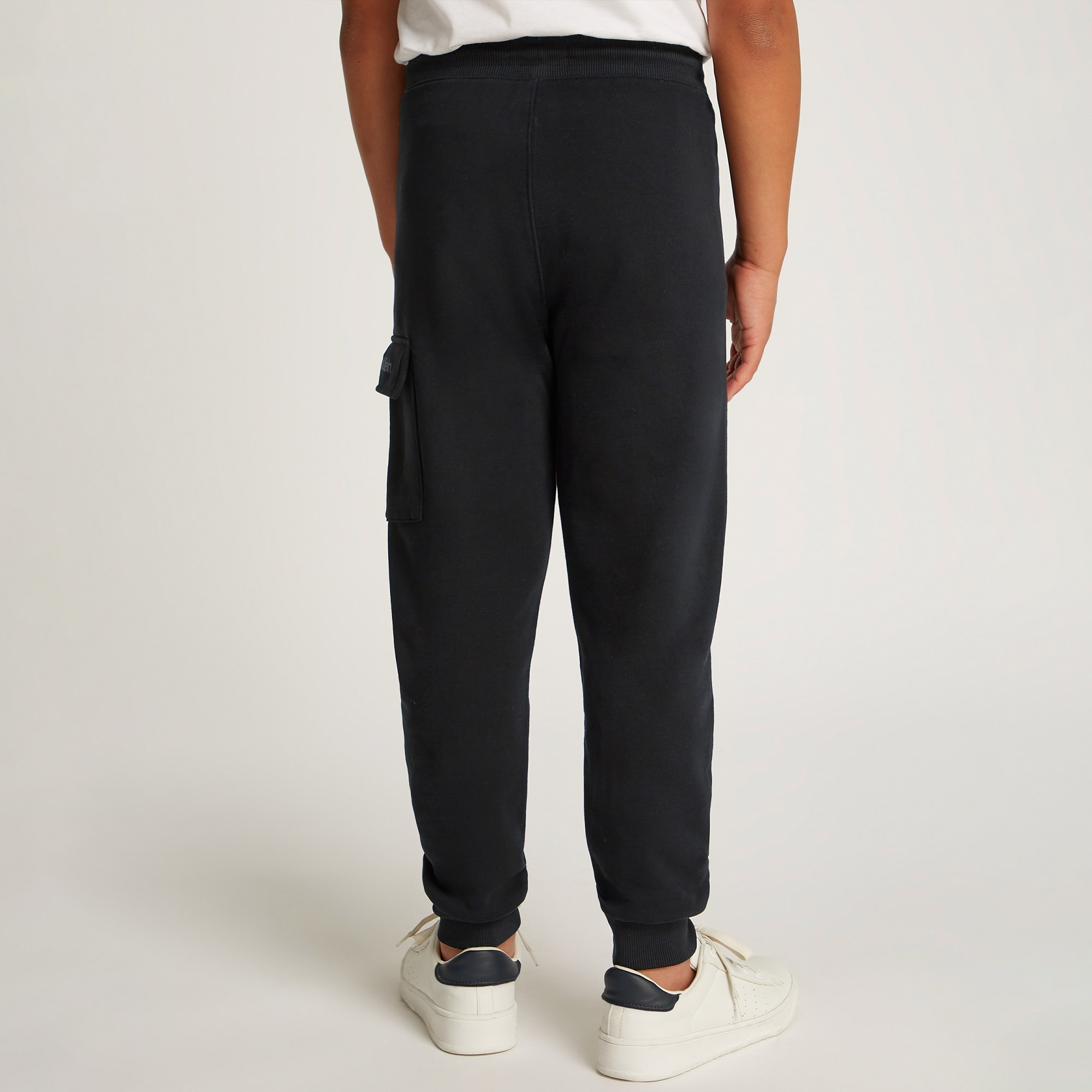 Calvin Klein Cargo Jogger Çocuk Siyah Eşofman Altı