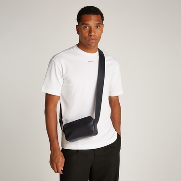  Calvin Klein Refined Camera Erkek Siyah El Çantası