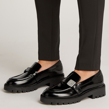  Calvin Klein Flatform Shoe Driver Hdw Kadın Siyah Günlük Ayakkabı