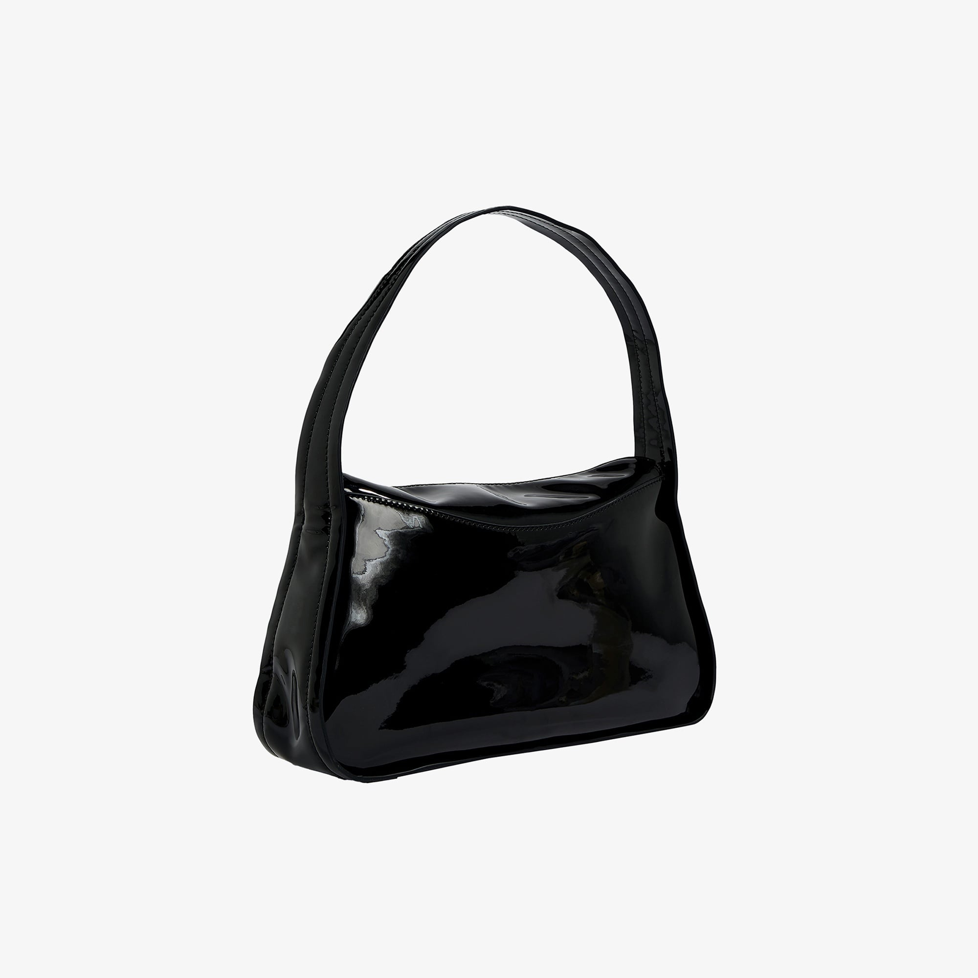 Calvin Klein 25 Patent Kadın Siyah El Çantası