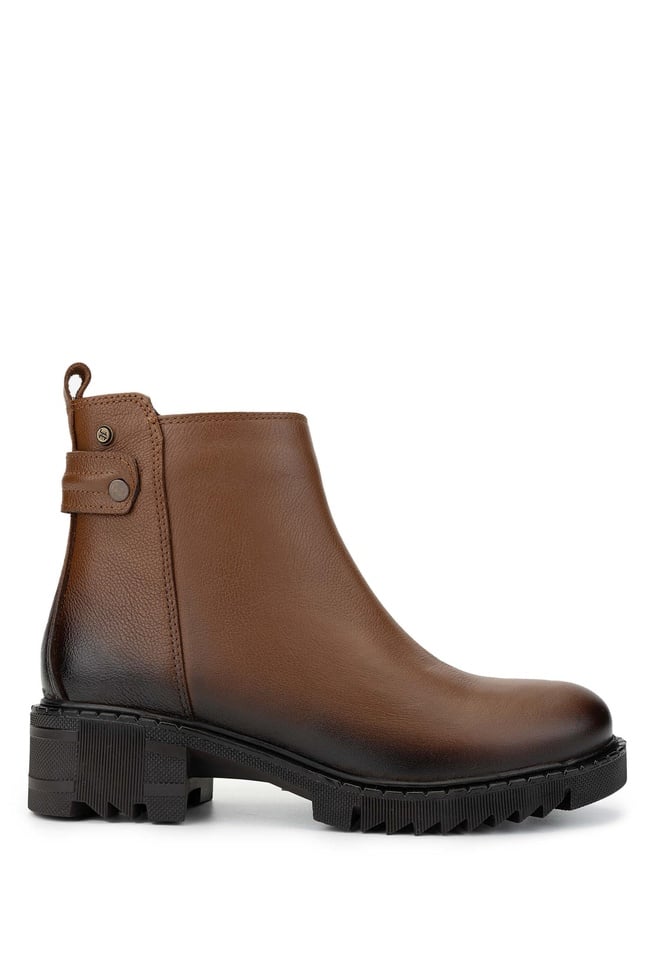  Tamer Tanca Kadın Hakiki Deri Taba Casual Bot