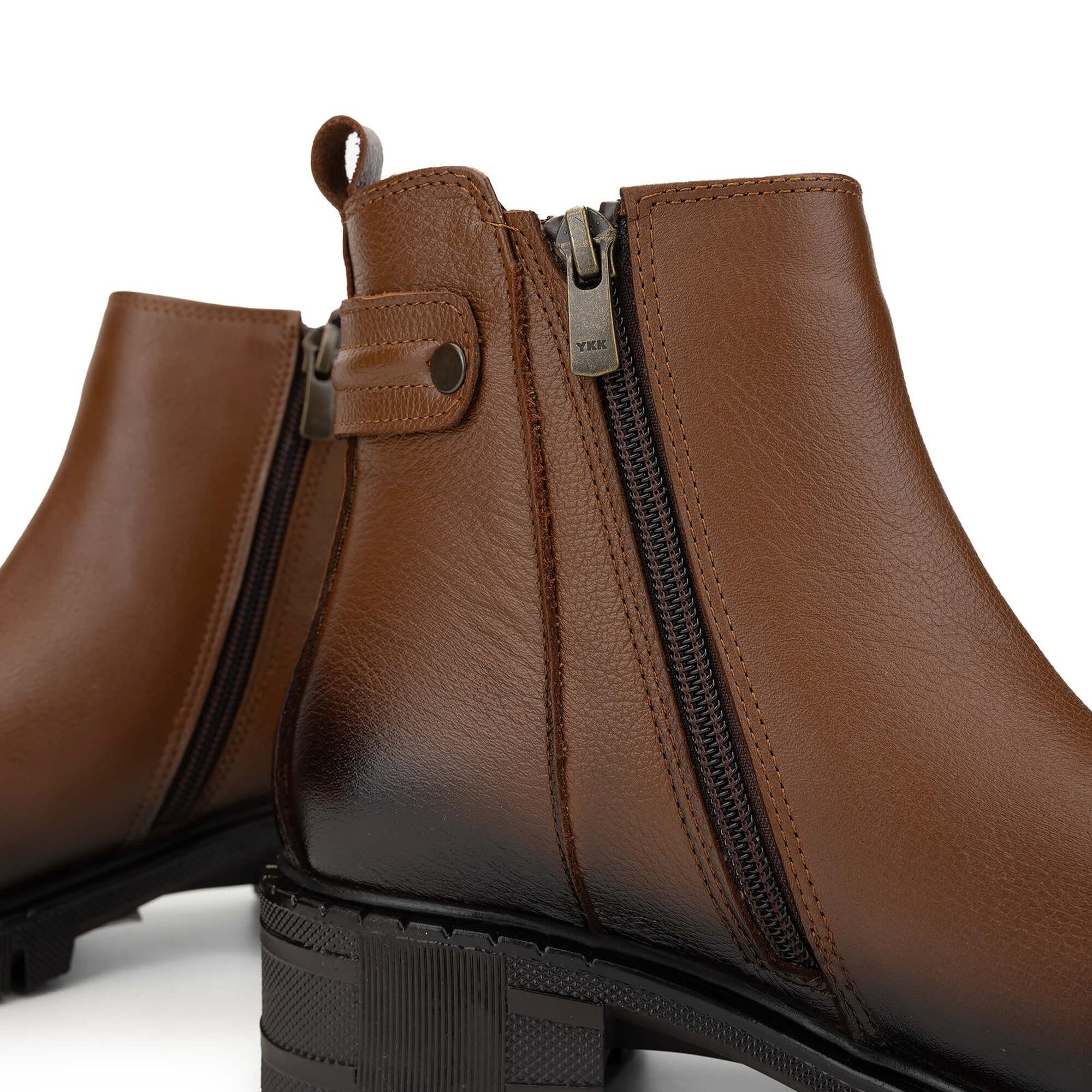 Tamer Tanca Kadın Hakiki Deri Taba Casual Bot