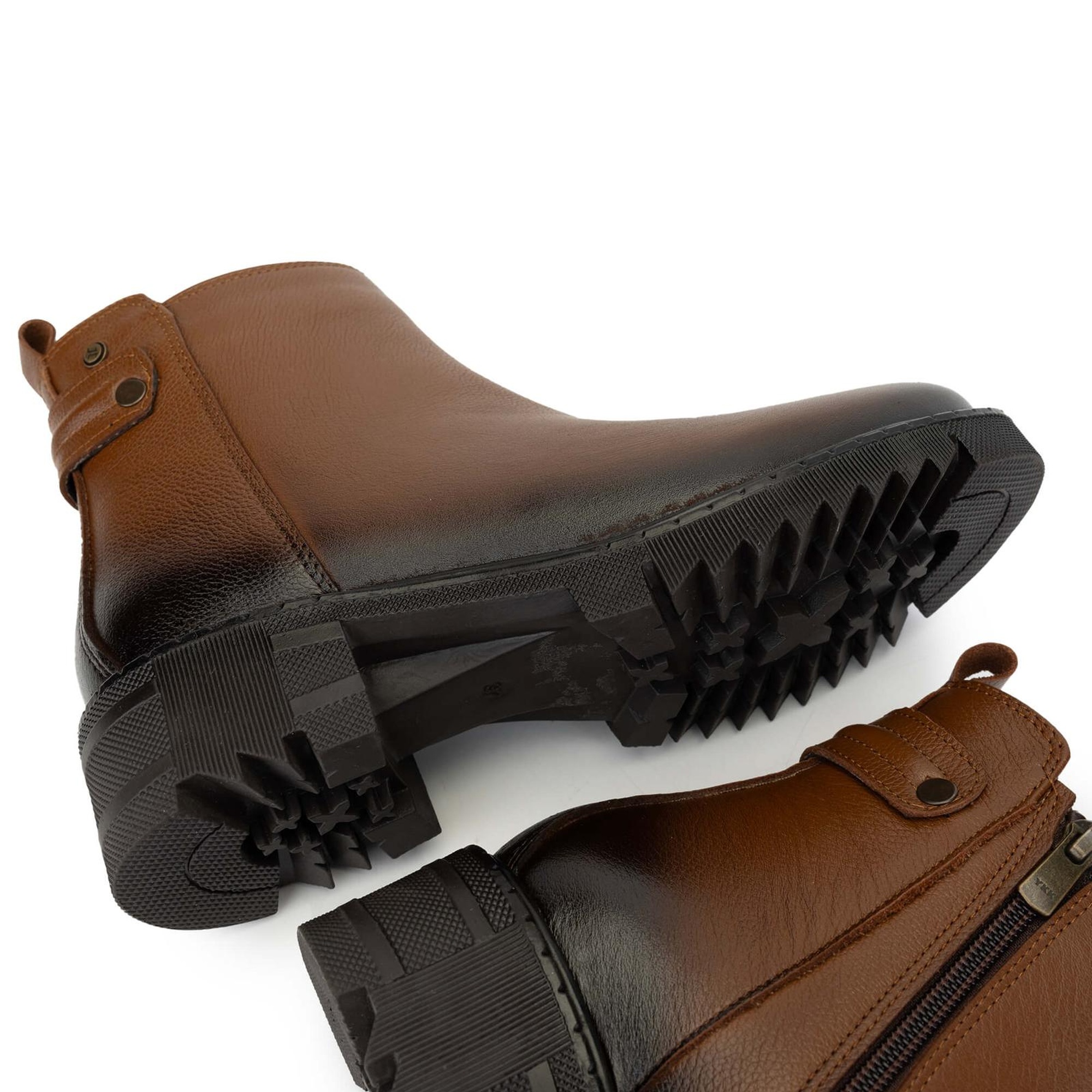 Tamer Tanca Kadın Hakiki Deri Taba Casual Bot