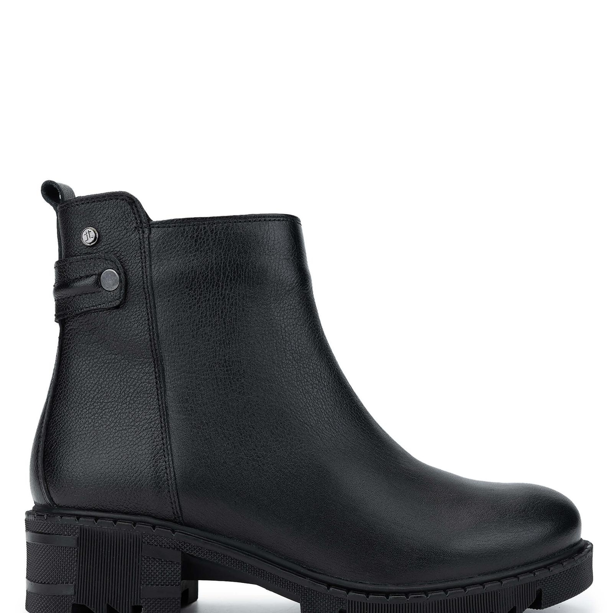 Tamer Tanca Kadın Hakiki Deri Siyah Floter Casual Bot