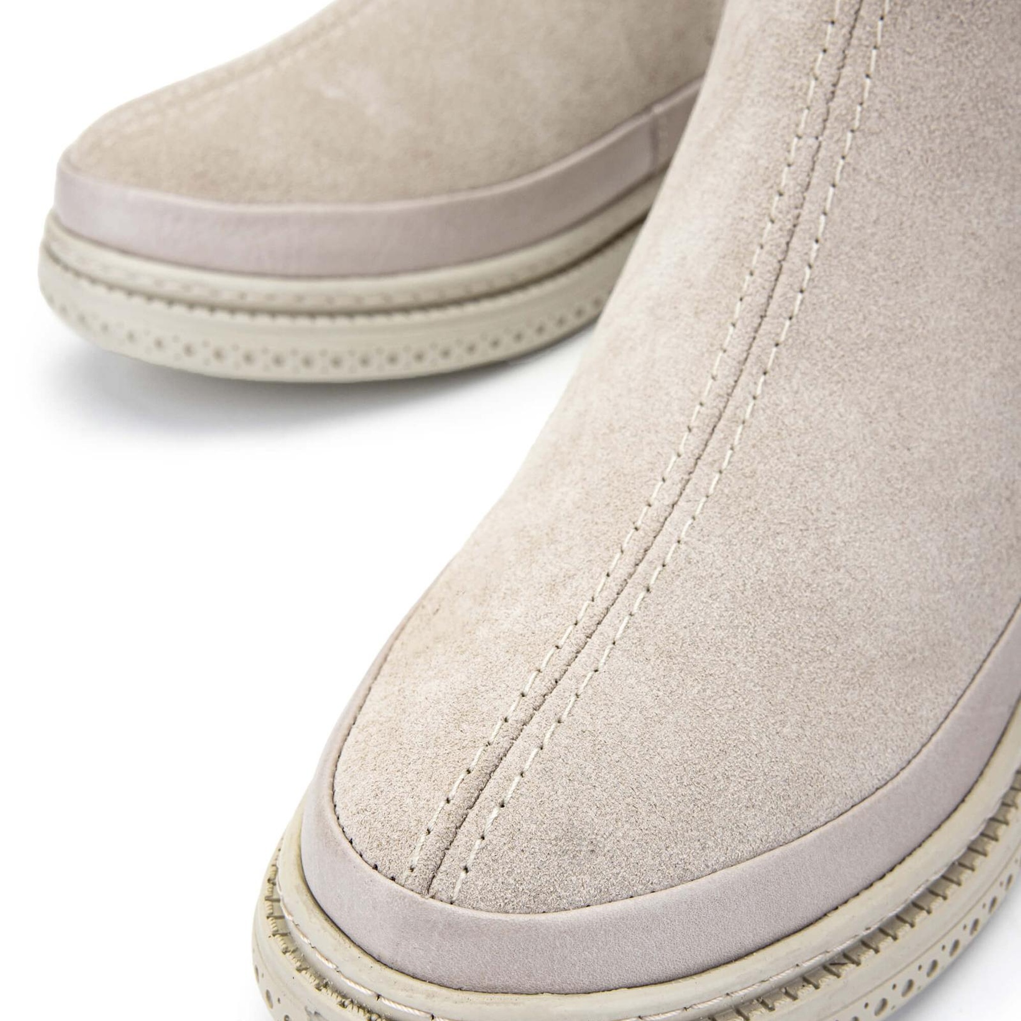 Tamer Tanca Kadın Hakiki Deri Bej Süet Casual Bot