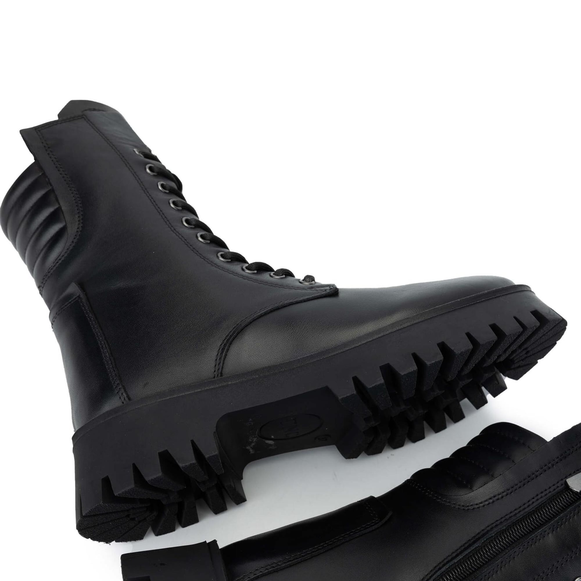 Tamer Tanca Kadın Hakiki Deri Siyah Deri Casual Bot