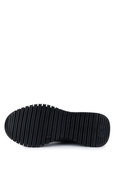  Tamer Tanca Kadın Hakiki Deri Siyah Deri Casual Bot