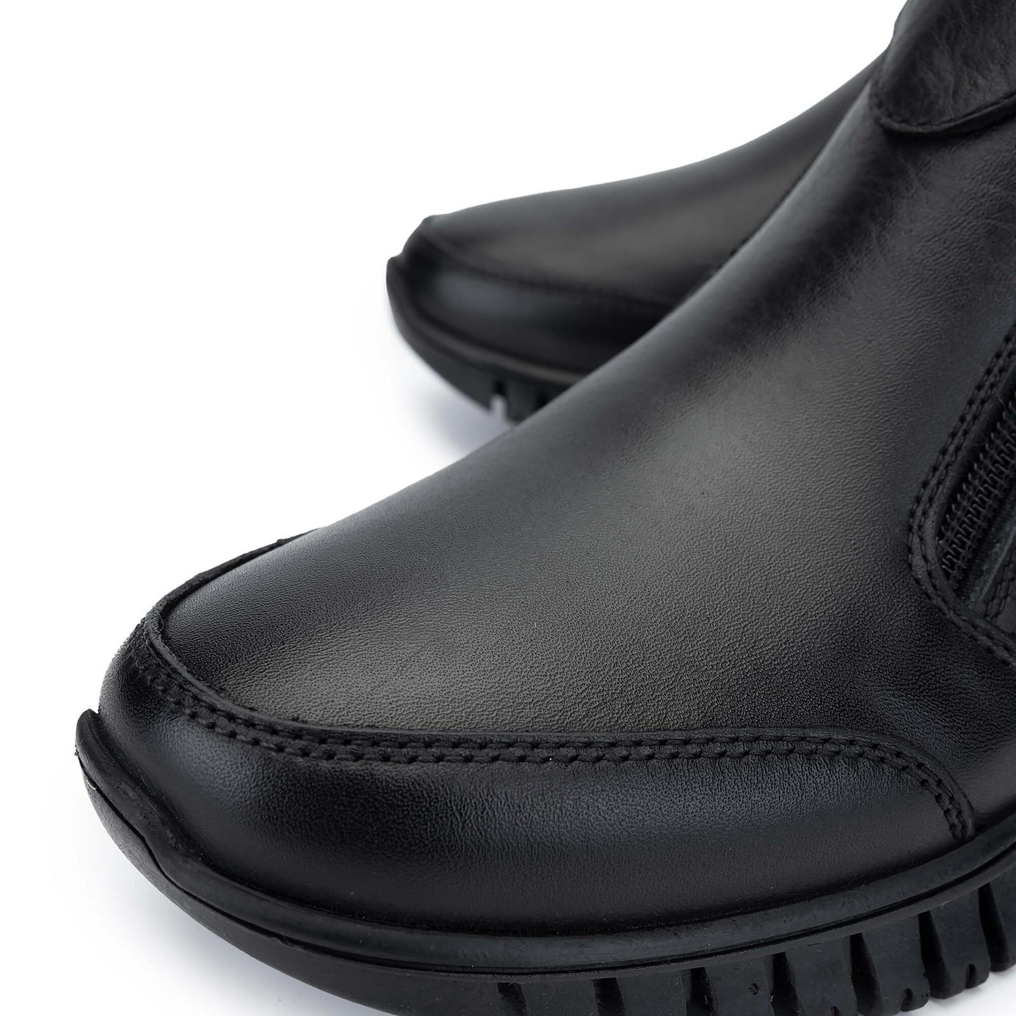 Tamer Tanca Kadın Hakiki Deri Siyah Deri Casual Bot