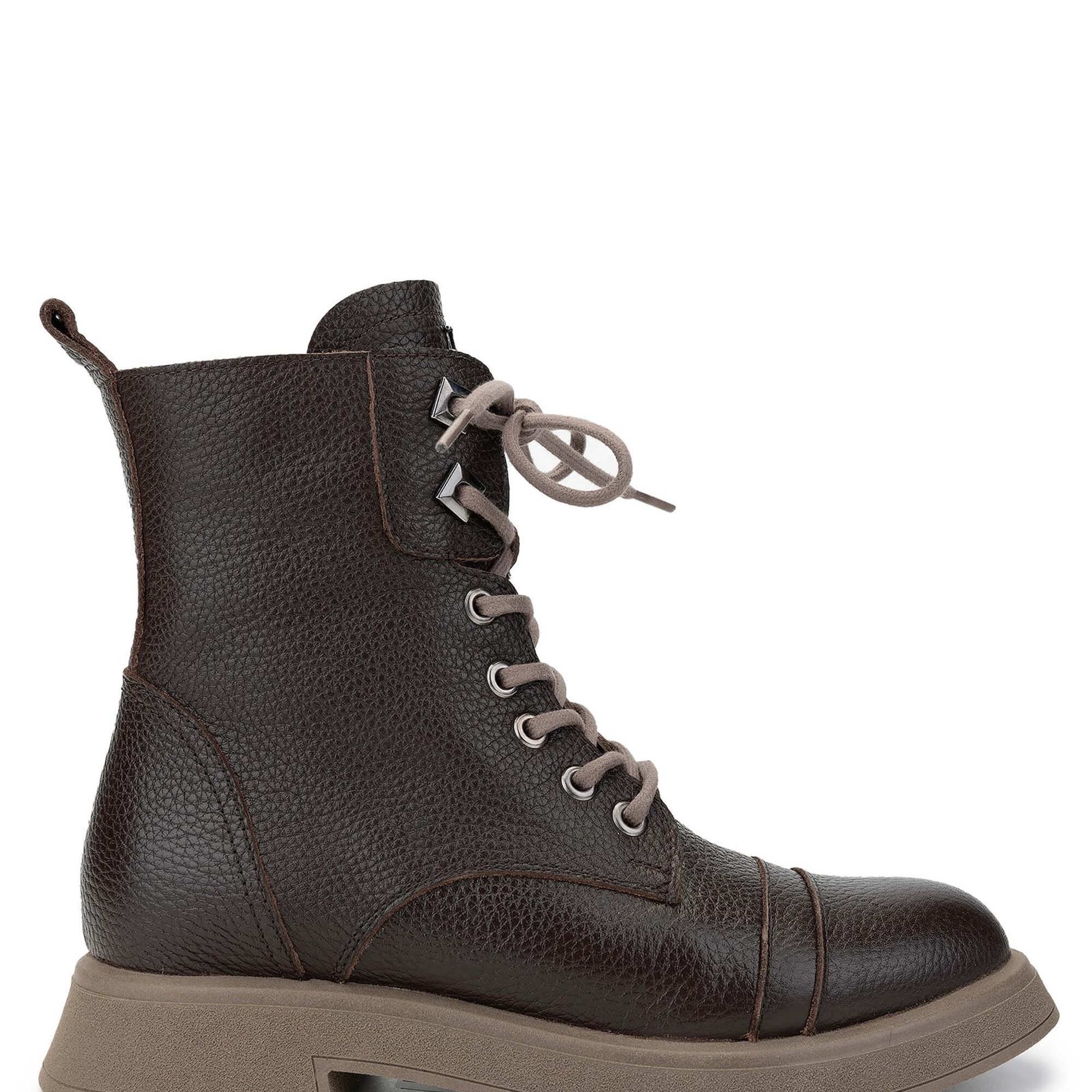 Tamer Tanca Kadın Hakiki Deri Kahverengi Casual Bot