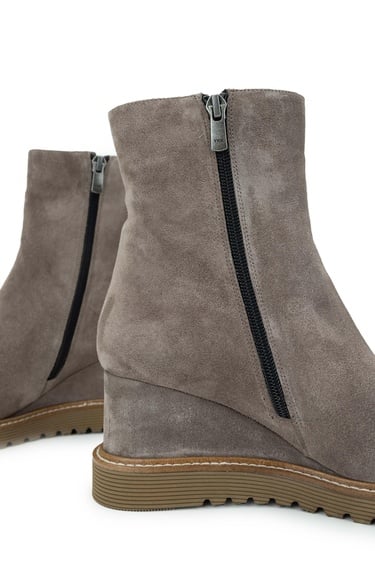  Tamer Tanca Kadın Hakiki Deri Vizon Süet Casual Bot