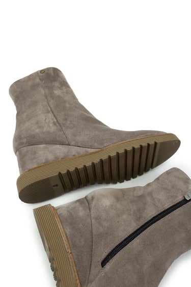  Tamer Tanca Kadın Hakiki Deri Vizon Süet Casual Bot