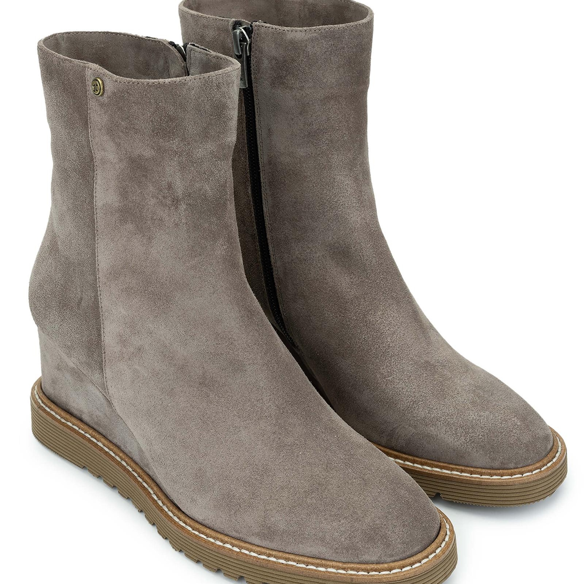 Tamer Tanca Kadın Hakiki Deri Vizon Süet Casual Bot