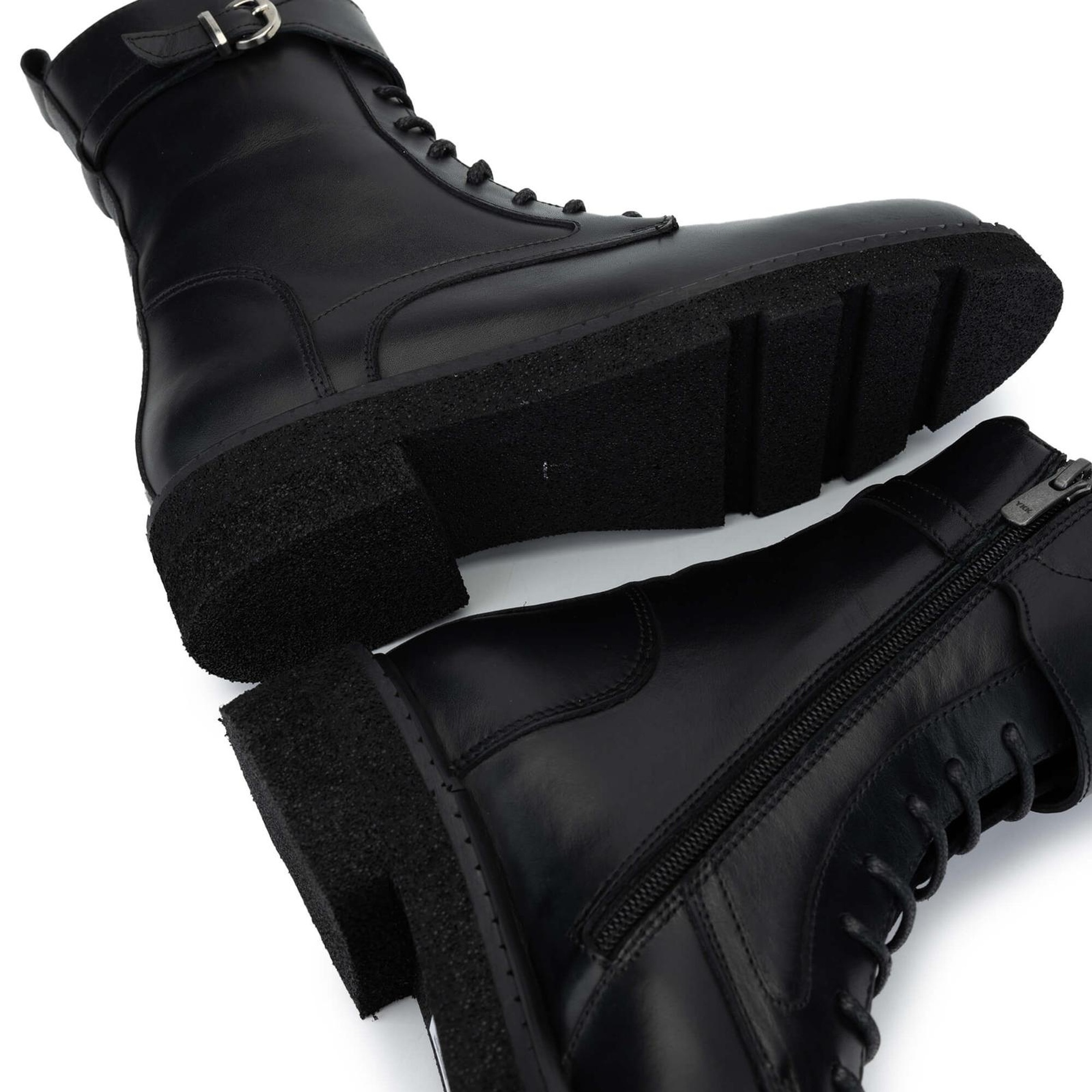 Tamer Tanca Kadın Hakiki Deri Siyah Deri Casual Bot