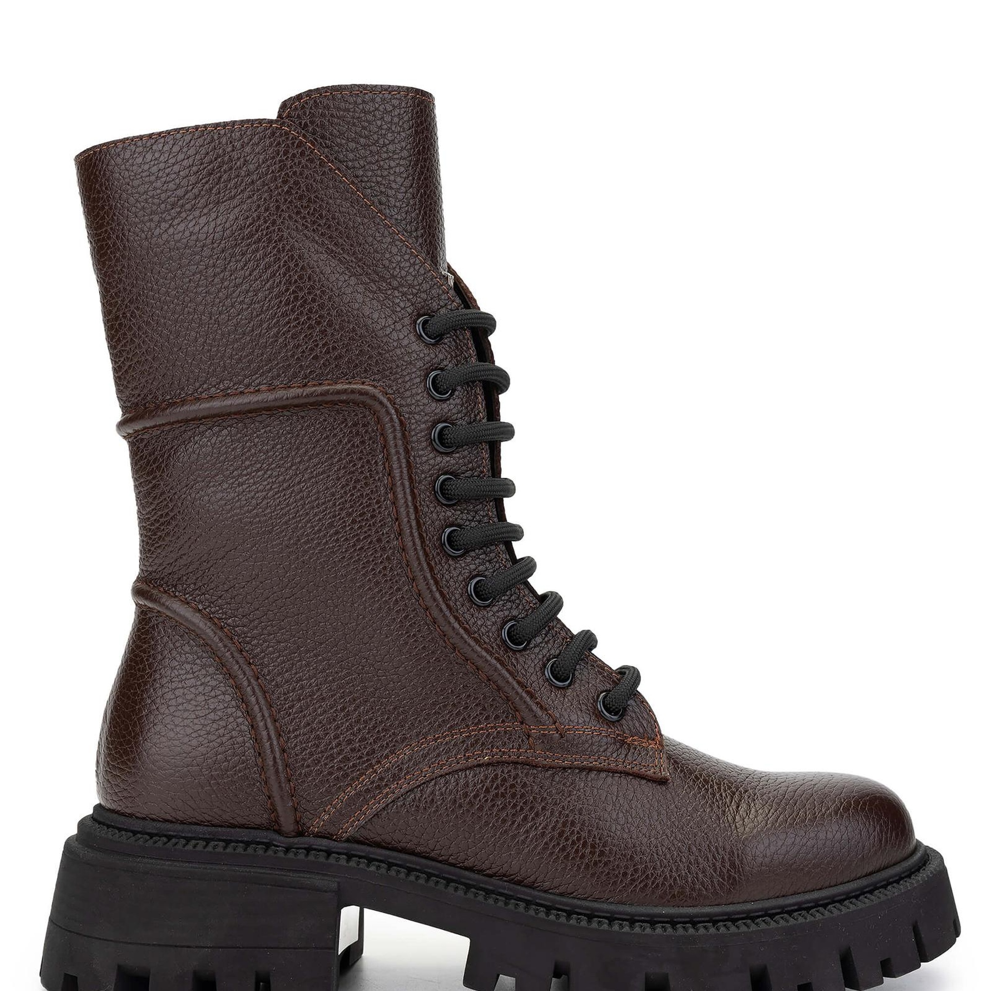 Tamer Tanca Kadın Hakiki Deri Kahverengi Casual Bot