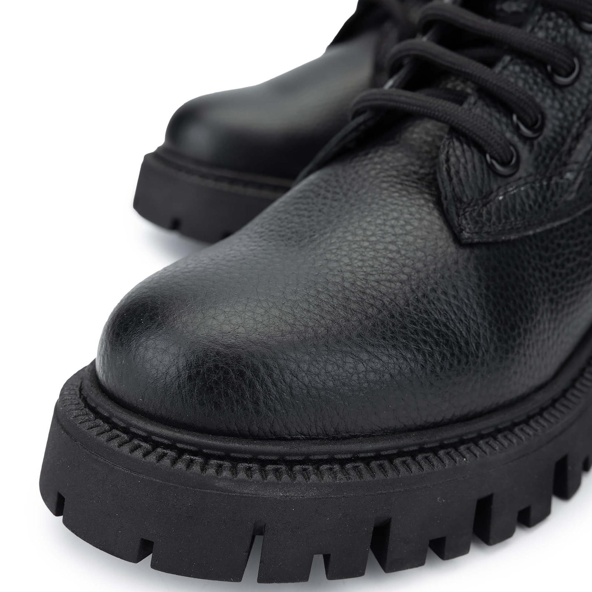 Tamer Tanca Kadın Hakiki Deri Siyah Floter Casual Bot