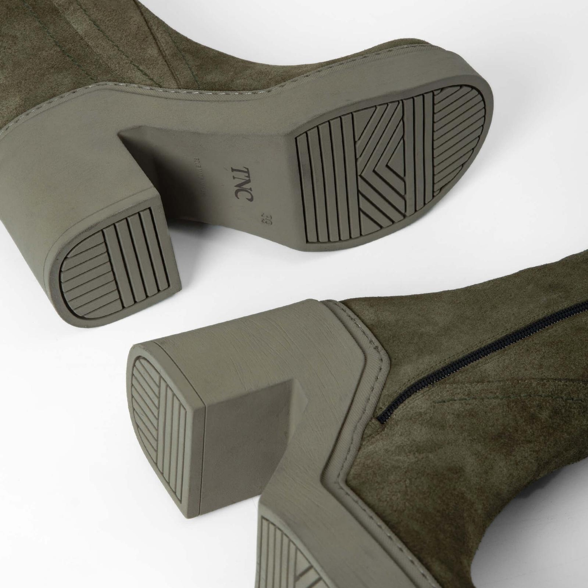 Tamer Tanca Kadın Hakiki Deri Haki Süet Casual Bot