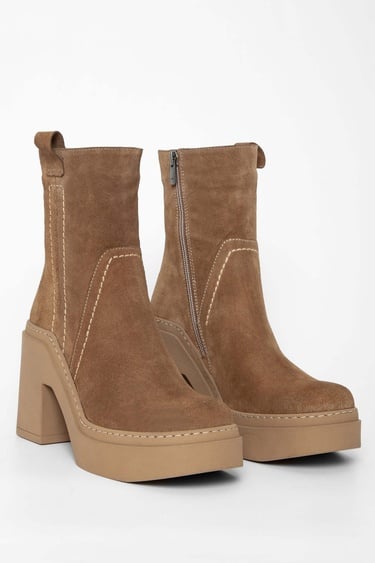  Tamer Tanca Kadın Hakiki Deri Vizon Casual Bot