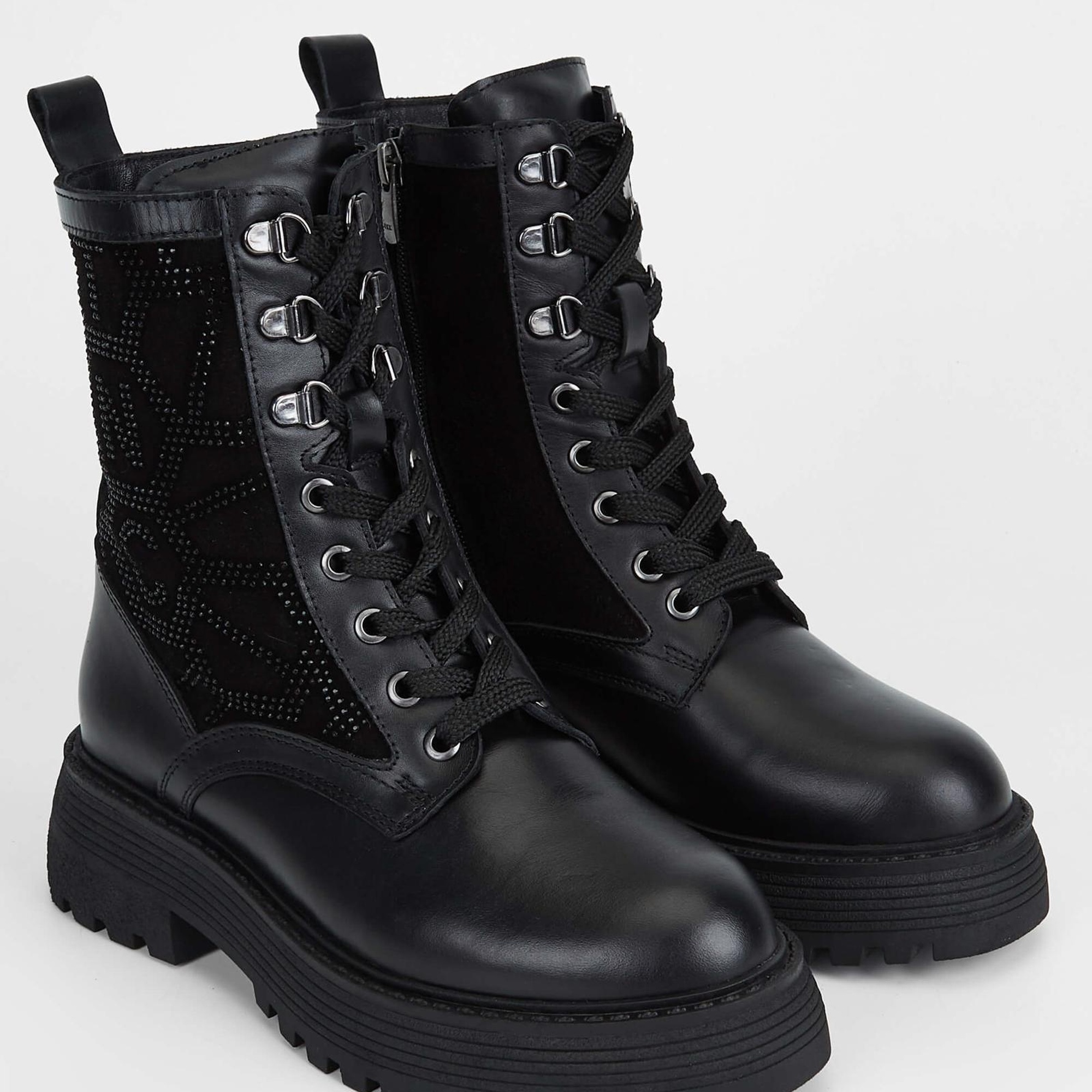 Tamer Tanca Kadın Hakiki Deri Siyah Deri Casual Bot