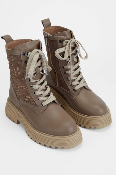  Tamer Tanca Kadın Hakiki Deri Vizon Casual Bot