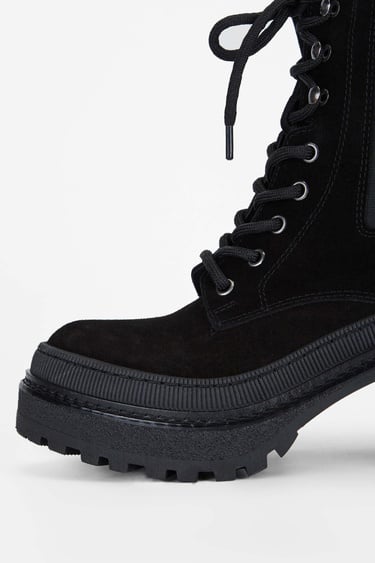  Tamer Tanca Kadın Hakiki Deri Siyah Süet Casual Bot