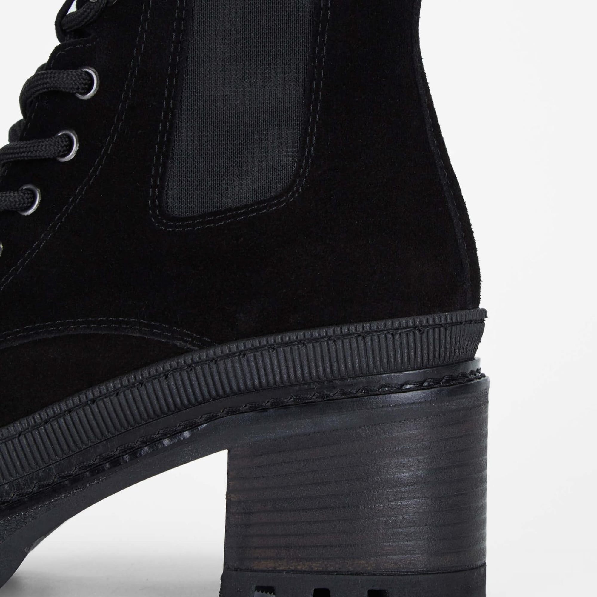 Tamer Tanca Kadın Hakiki Deri Siyah Süet Casual Bot