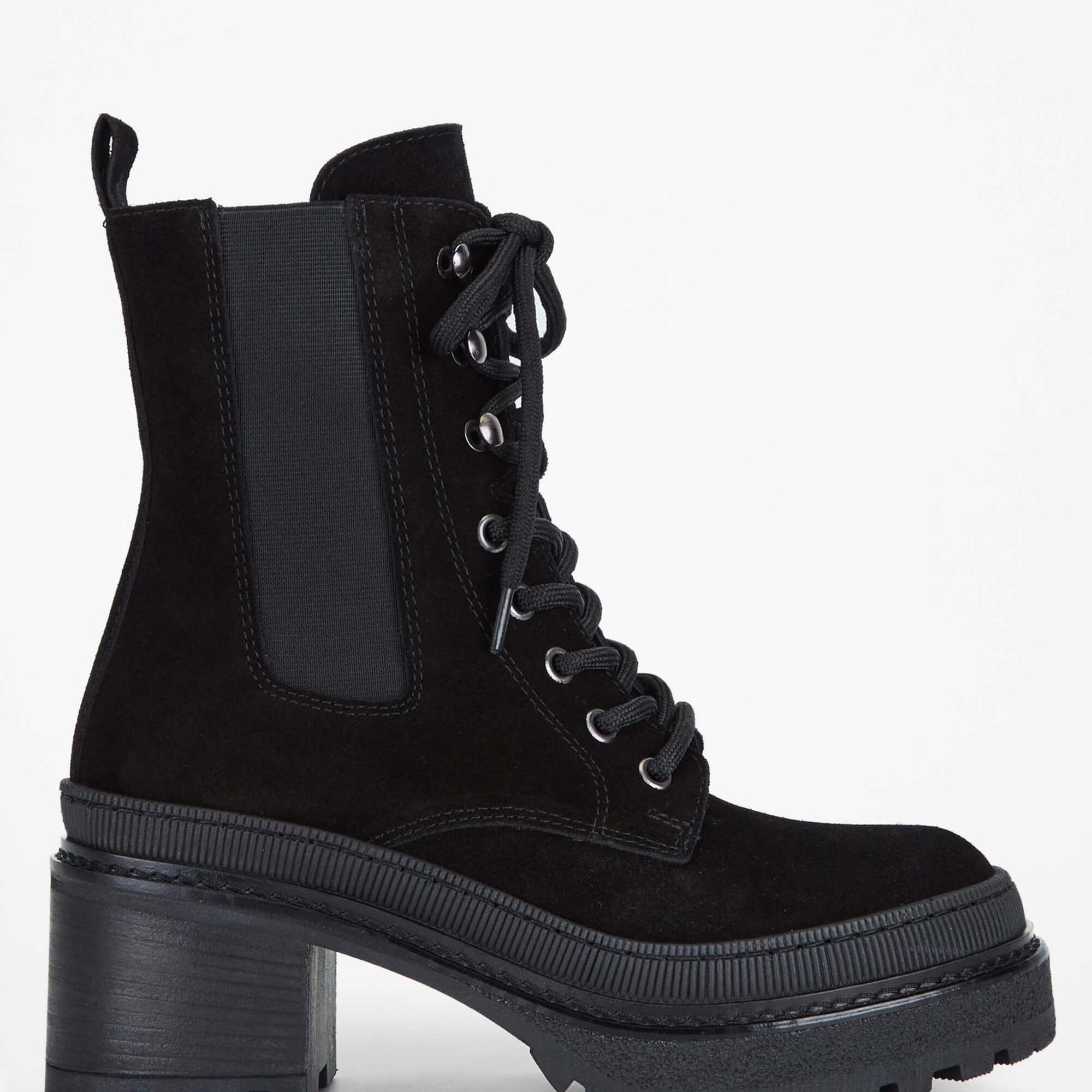 Tamer Tanca Kadın Hakiki Deri Siyah Süet Casual Bot