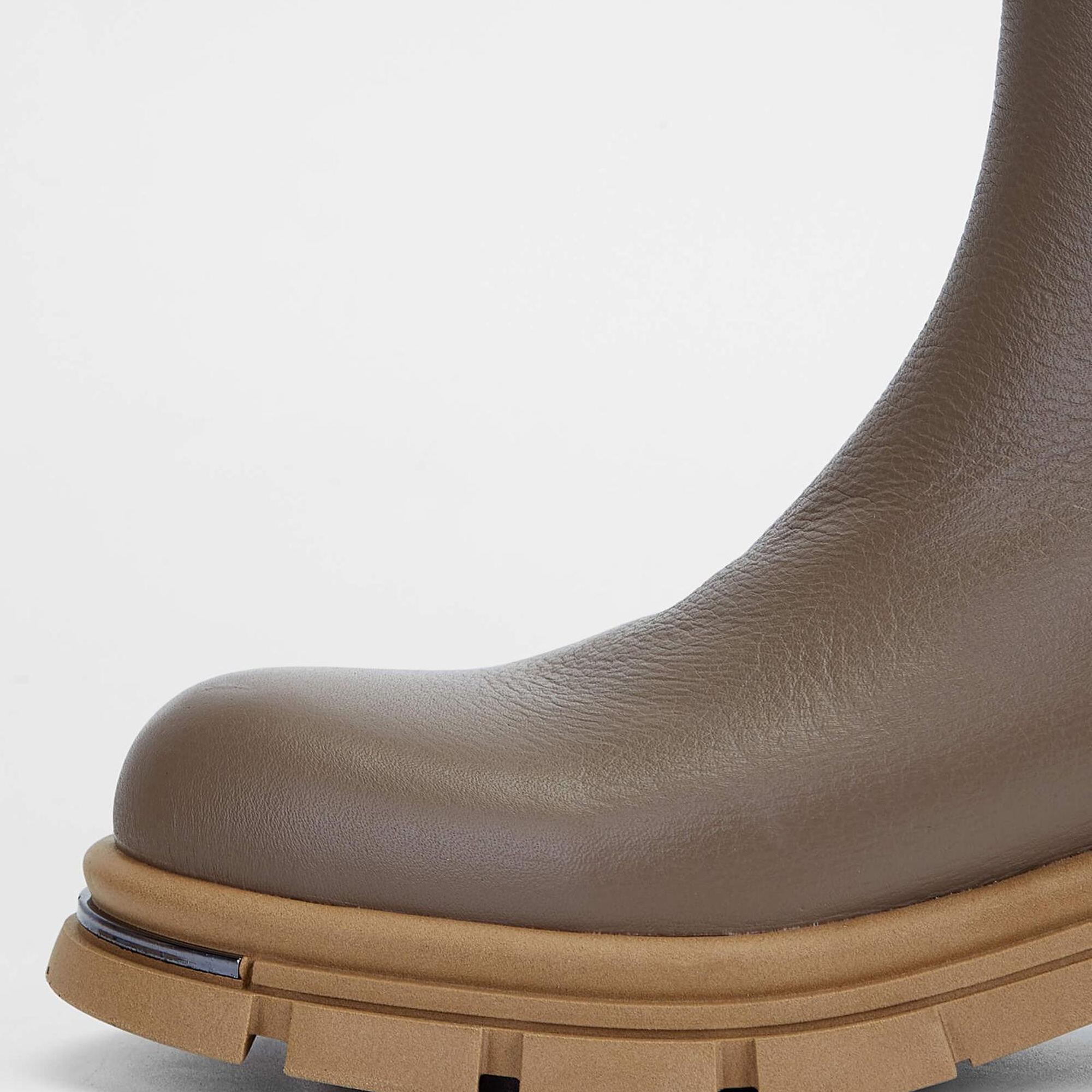 Tamer Tanca Kadın Hakiki Deri Bej Casual Bot