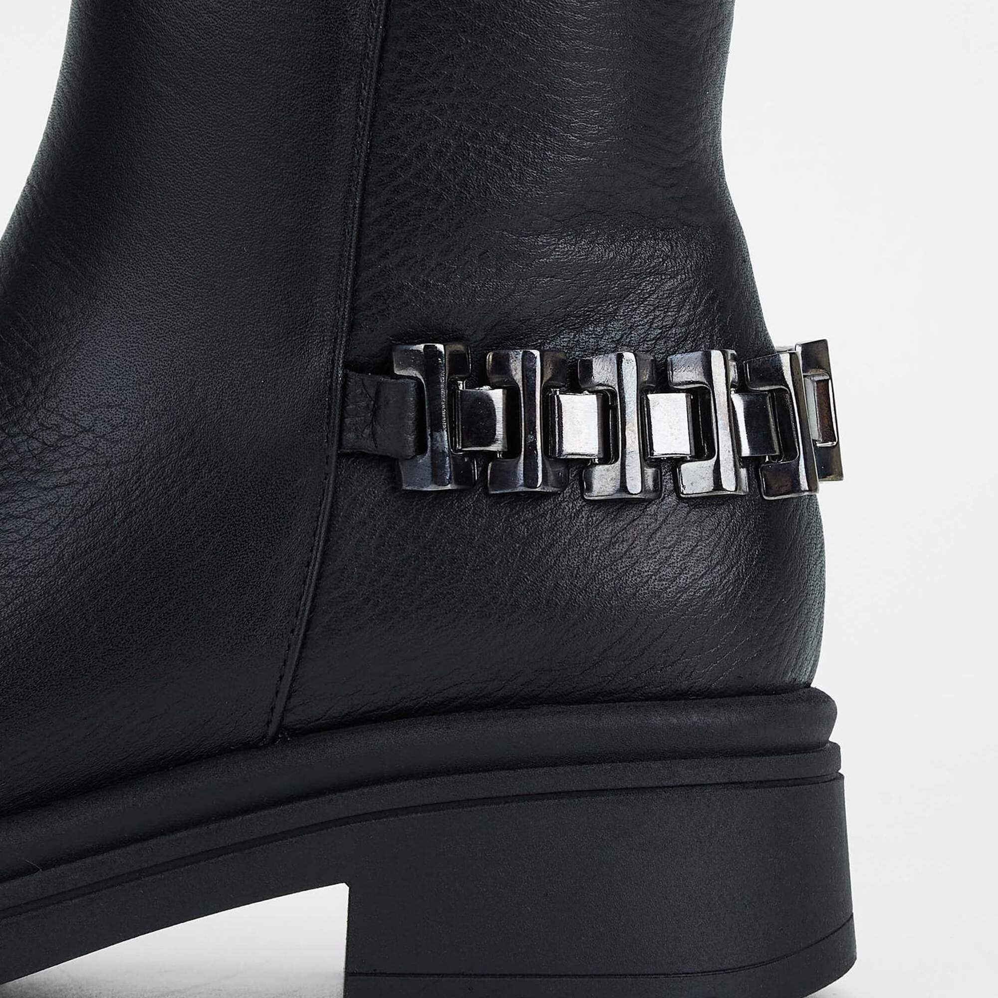 Tamer Tanca Kadın Hakiki Deri Siyah Casual Bot