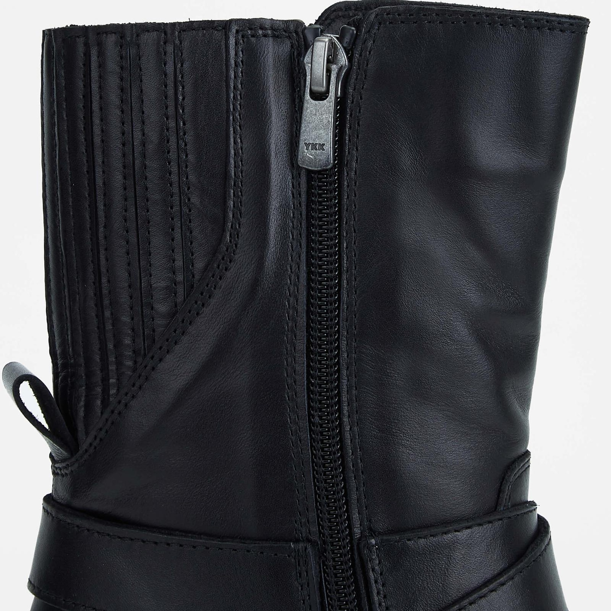 Tamer Tanca Kadın Hakiki Deri Siyah Deri Casual Bot