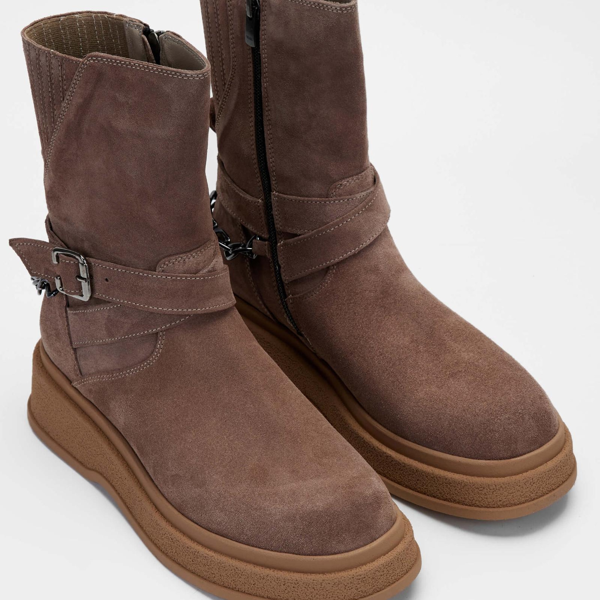 Tamer Tanca Kadın Hakiki Deri Vizon Casual Bot