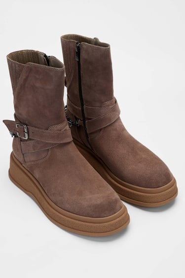  Tamer Tanca Kadın Hakiki Deri Vizon Casual Bot