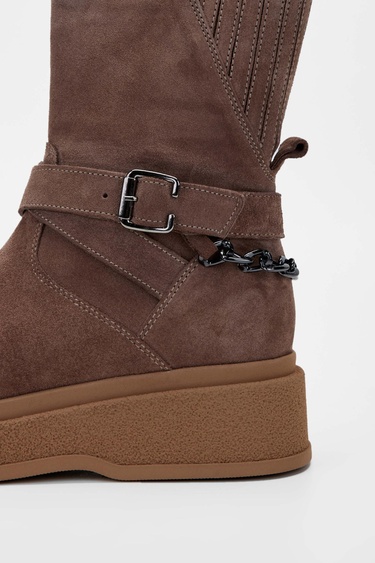  Tamer Tanca Kadın Hakiki Deri Vizon Casual Bot