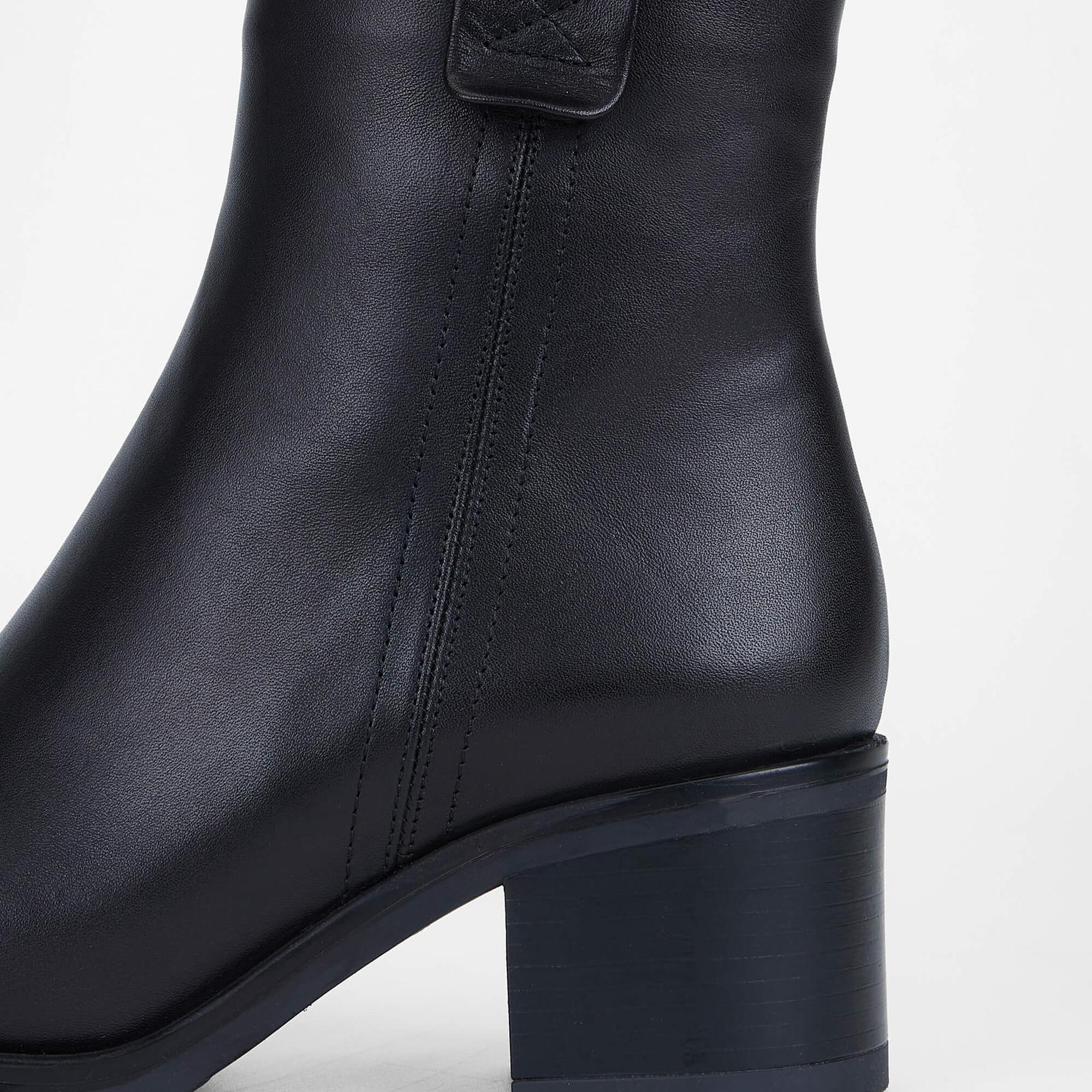 Tamer Tanca Kadın Hakiki Deri Siyah Deri Casual Bot