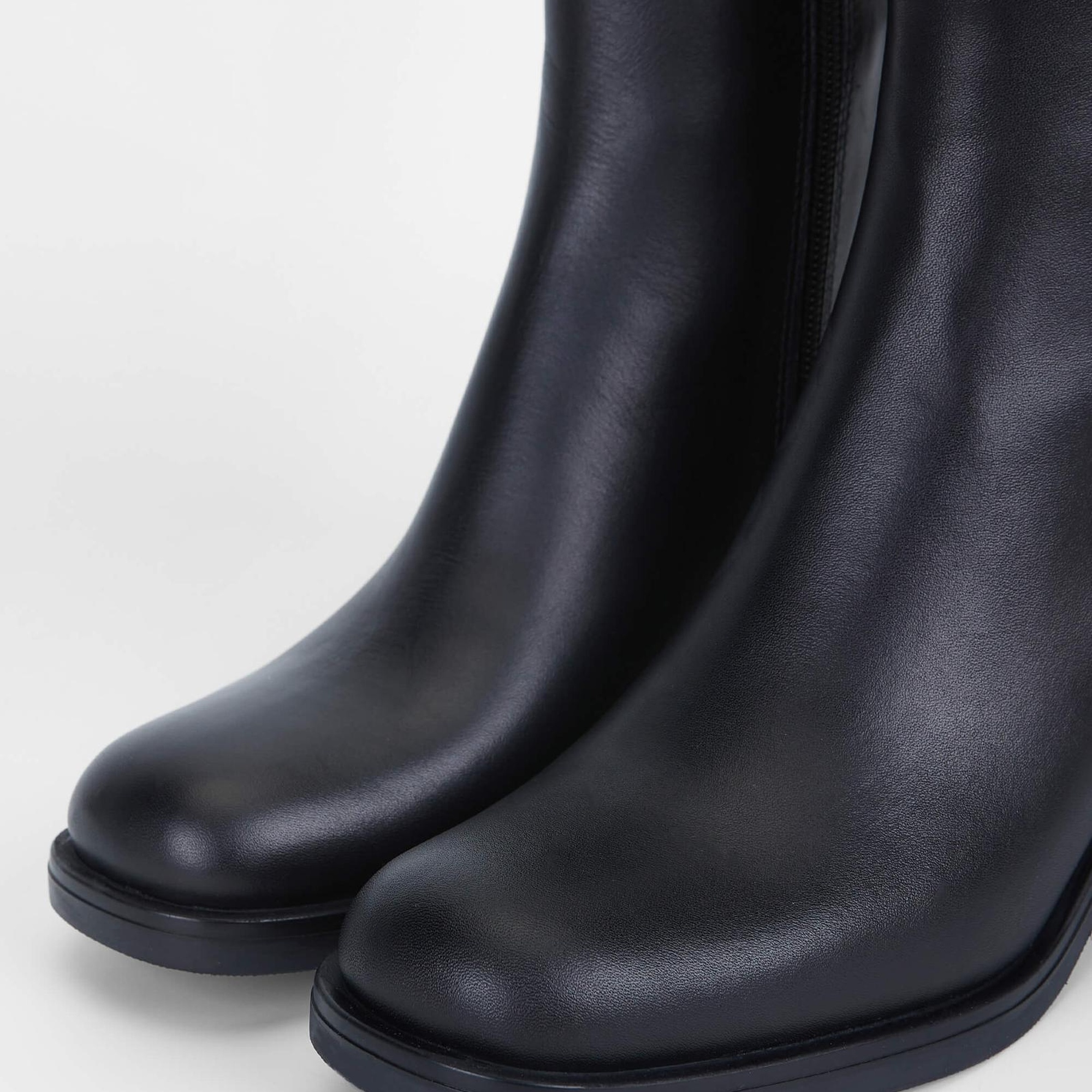 Tamer Tanca Kadın Hakiki Deri Siyah Deri Casual Bot