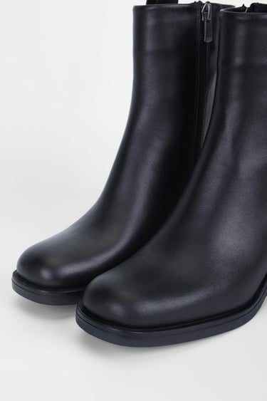  Tamer Tanca Kadın Hakiki Deri Siyah Deri Casual Bot