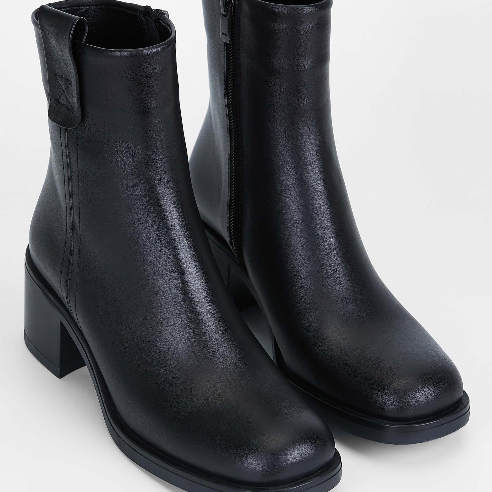 Tamer Tanca Kadın Hakiki Deri Siyah Deri Casual Bot