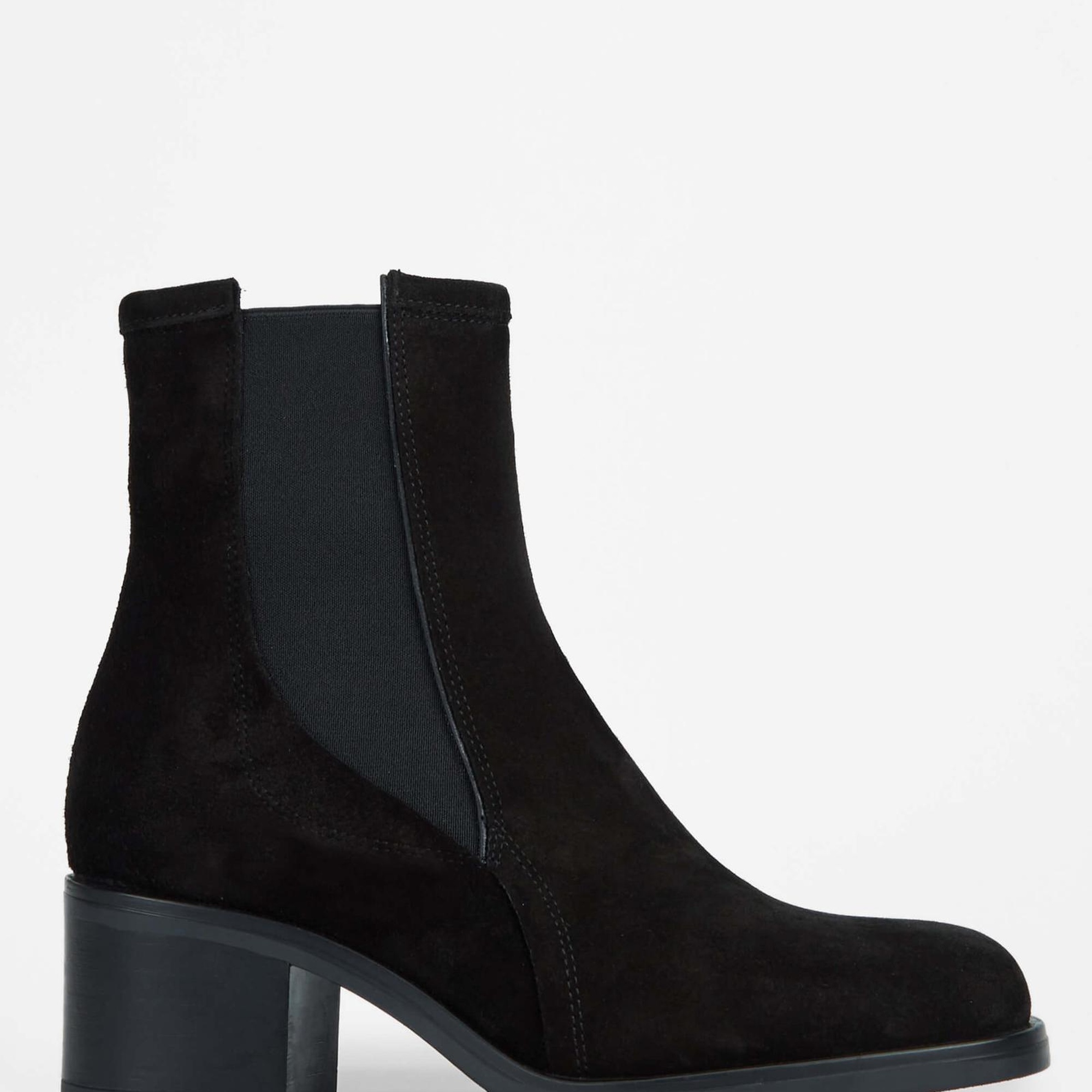 Tamer Tanca Kadın Hakiki Deri Siyah Süet Casual Bot