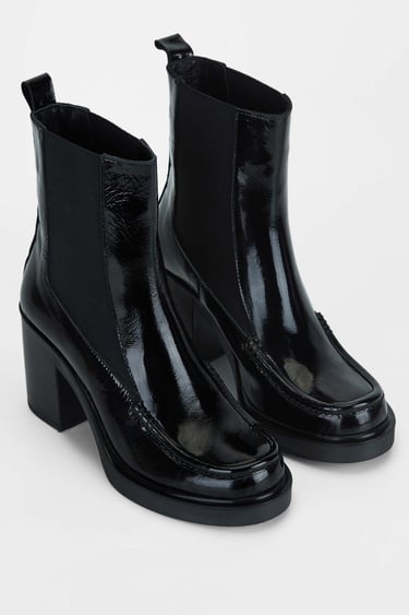  Tamer Tanca Kadın Hakiki Deri Siyah Casual Bot