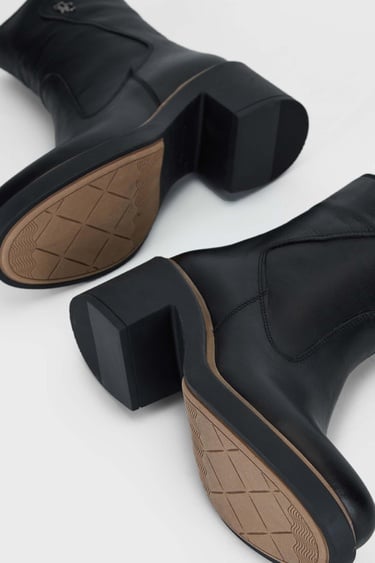  Tamer Tanca Kadın Hakiki Deri Siyah Deri Casual Bot