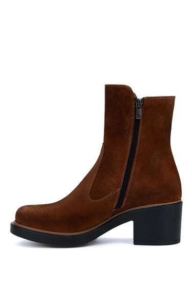  Tamer Tanca Kadın Hakiki Deri Kahverengi Casual Bot