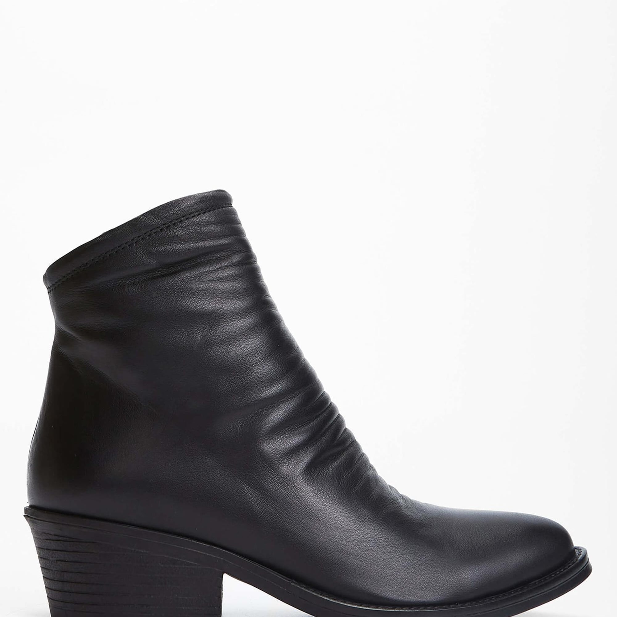 Tamer Tanca Kadın Hakiki Deri Siyah Deri Casual Bot