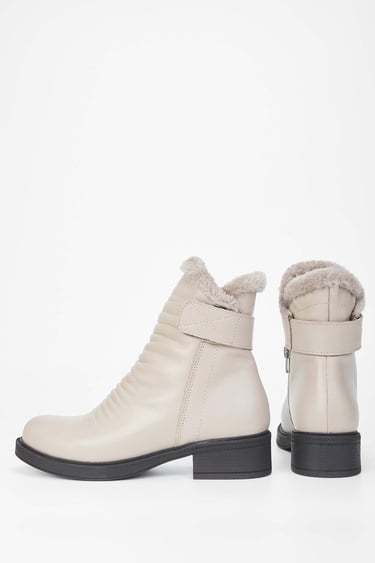  Tamer Tanca Kadın Hakiki Deri Vizon Casual Bot