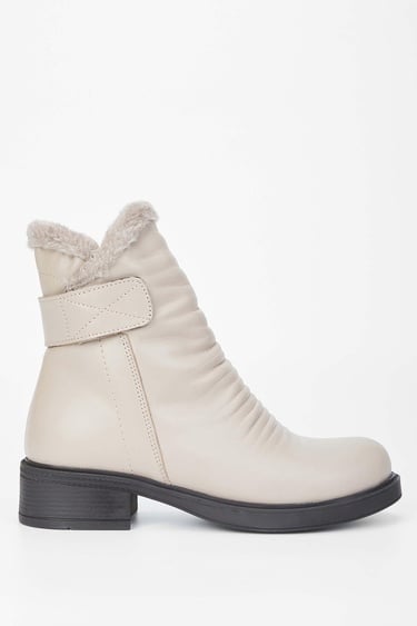  Tamer Tanca Kadın Hakiki Deri Vizon Casual Bot