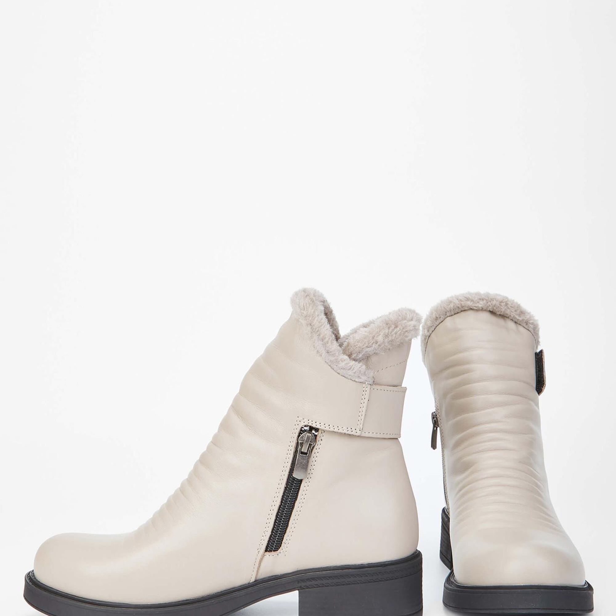 Tamer Tanca Kadın Hakiki Deri Vizon Casual Bot