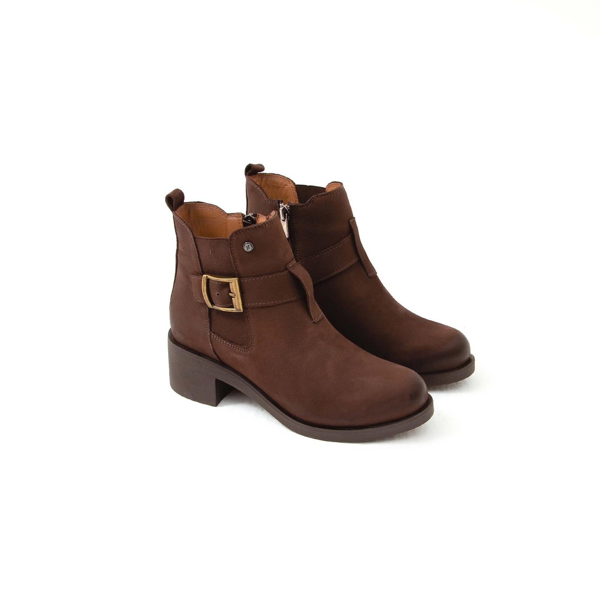 Tamer Tanca Kadın Hakiki Deri Kahverengi Nubuk Casual Bot